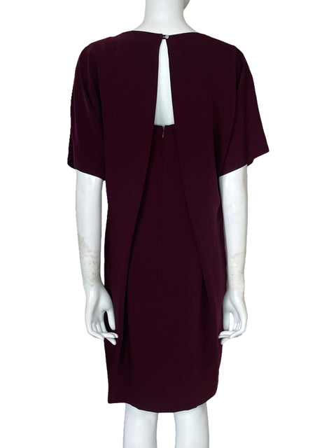 Vestido Ralph Lauren Fluido Rojo Vino - Talla 6
