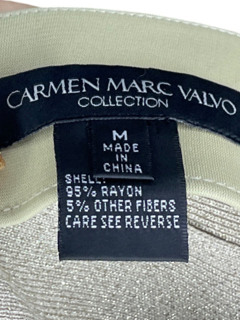 Falda Carmen Marc Valvo Brillo Dorado-Talla M