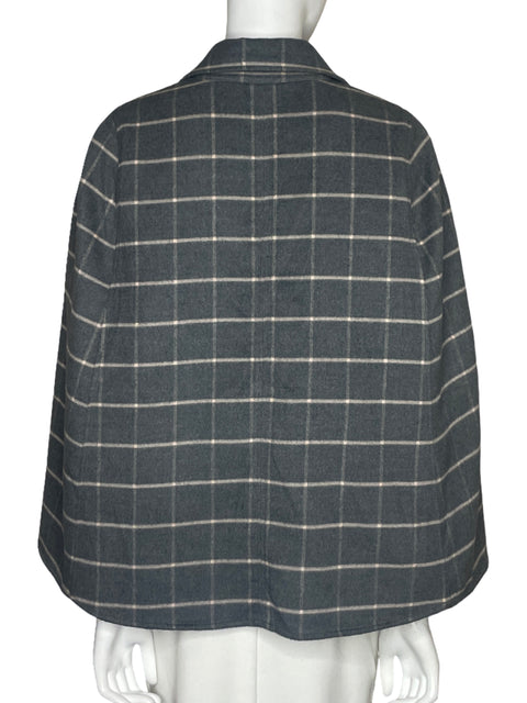 Blazer Chicos Cuadros Gris - Talla 0
