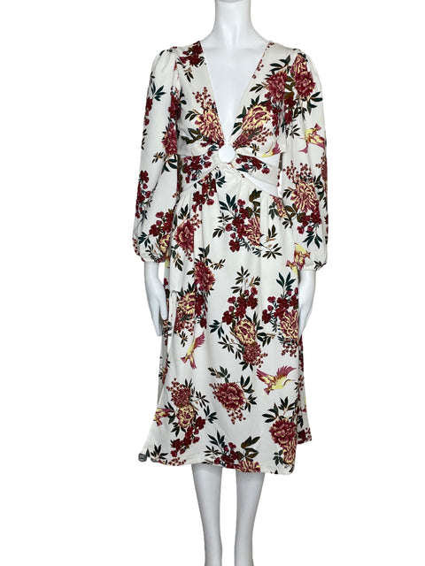Vestido Melissa Martinez Estampado Floral Blanco-Talla S