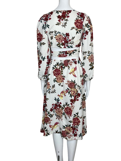 Vestido Melissa Martinez Estampado Floral Blanco-Talla S