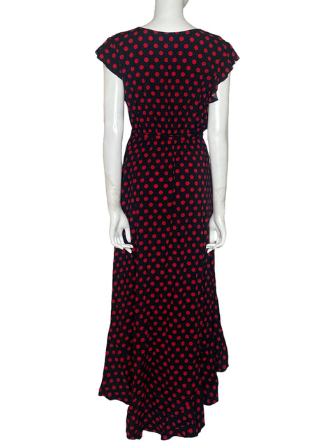 Vestido Grecerelle Puntos Negro - Talla XL
