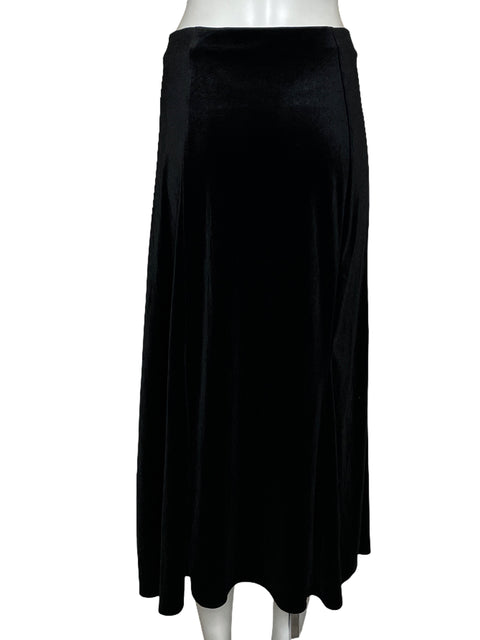 Falda Zara Velvet Negro-Talla M