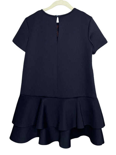 Vestido Carolina Herrera Vuelos Azul-Talla 6