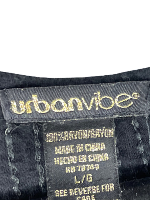 Top Urban Vibe Lentejuelas Negro-Talla L