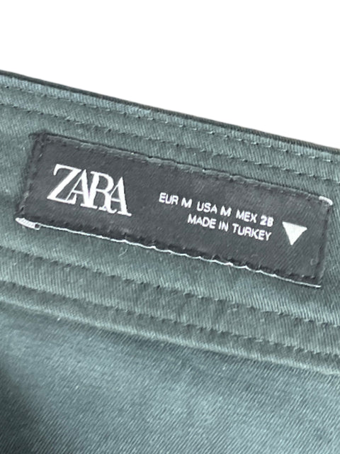 Pantalón Zara Asimétrico Verde - Talla M
