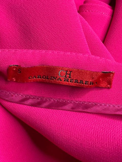 Vestido Carolina Herrera Fluido Rosado-Talla S