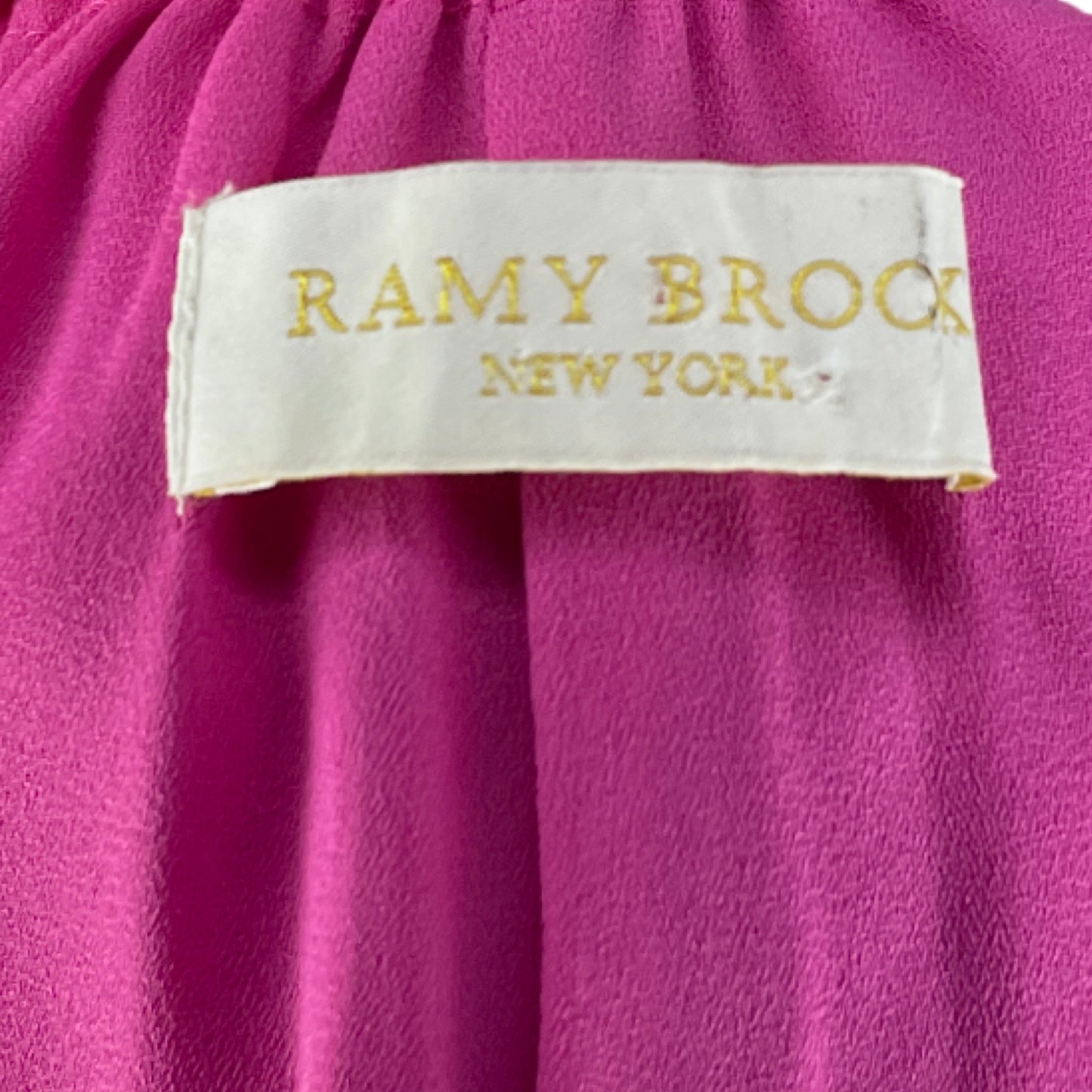 Vestido Ramy Brook Halter Mini Rosado-Talla S
