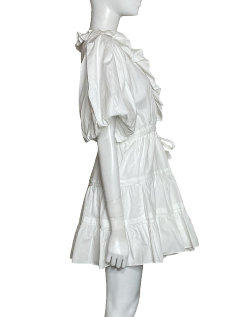 Vestido GiGio Vuelos Mini Blanco-Talla S