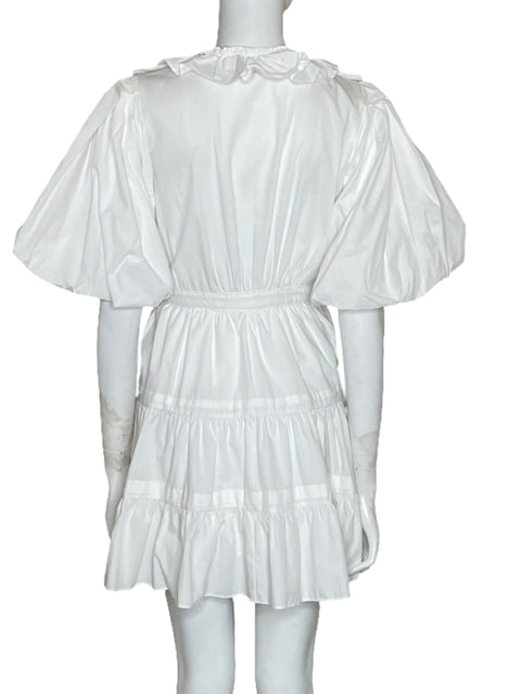 Vestido GiGio Vuelos Mini Blanco-Talla S