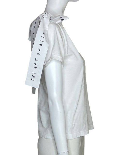 Blusa La Marqueza Cuello V Blanco-Talla S