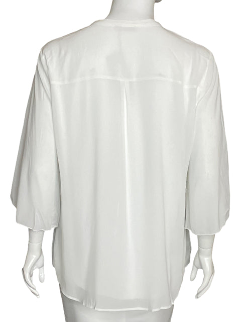 Blusa Timeson Fluida Blanco-Talla 2XL