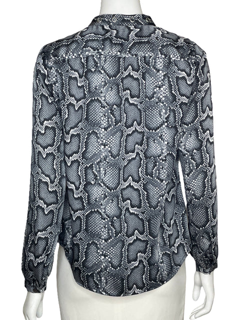 Camisa Michael Kors Animal Print gris-Talla S