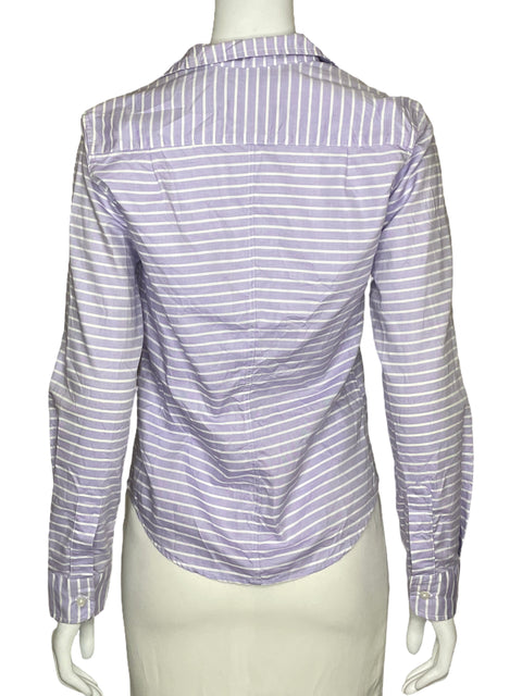 Camisa Frank & Eileen Rayas Morado-Talla XS
