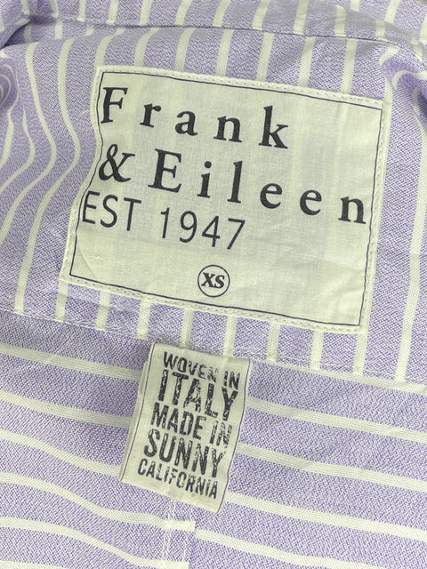 Camisa Frank & Eileen Rayas Morado-Talla XS