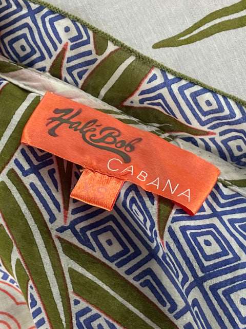 Blusa HaleBob Cabana Estampada Blanco-Talla XS