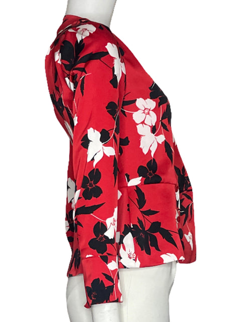 Blazer BCBG Flores Rojo - Talla XXS