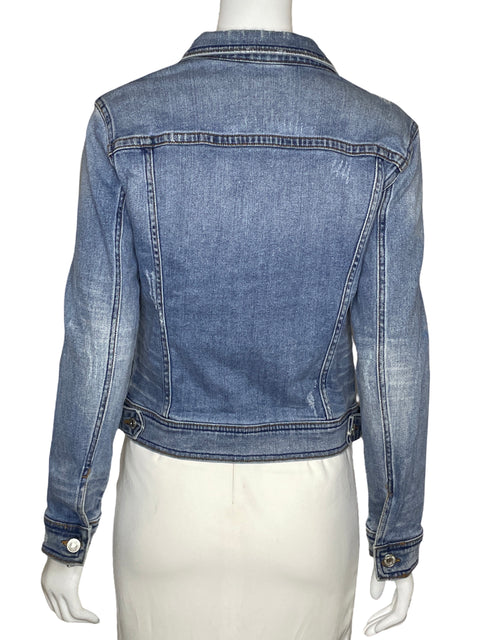 Chaqueta Zara Denim Azul-Talla XS