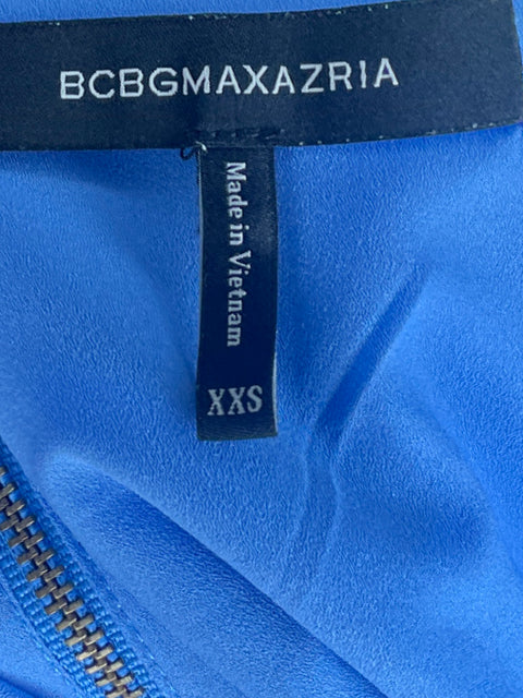 Blusa BCBG Cinturón Azul - Talla XXS