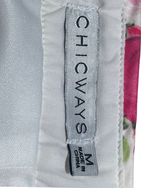 Short Chicways Acampanado Blanco-Talla M