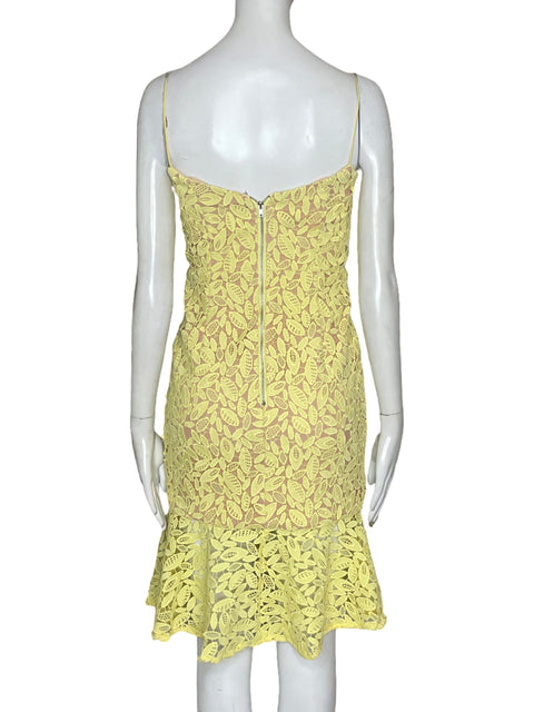 Vestido Jarlo Encaje Amarillo - Talla 6