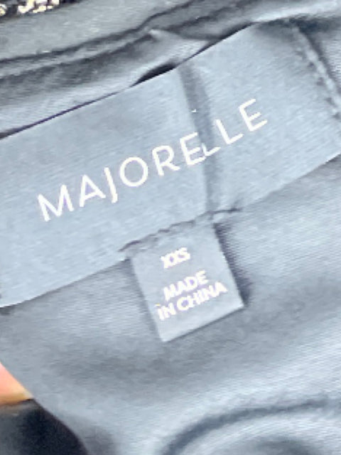 Vestido Majorelle One Shoulder Lentejuelas Negro Talla XXS