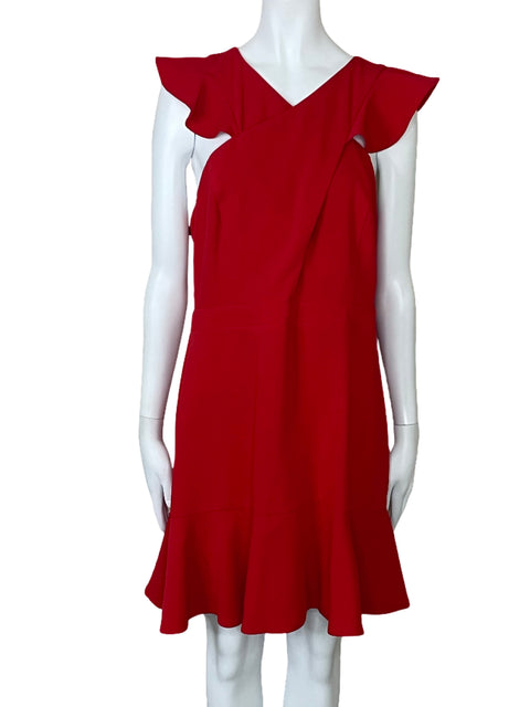 Vestido Adelyn Rae Vuelo Cuello V Rojo-Talla L