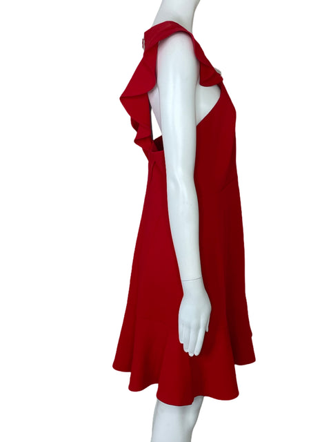 Vestido Adelyn Rae Vuelo Cuello V Rojo-Talla L