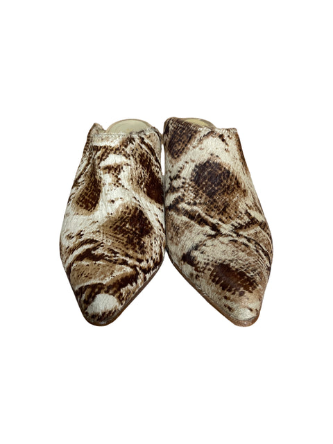 Calzado Javiera Poch Animal Print Beige-Talla 6