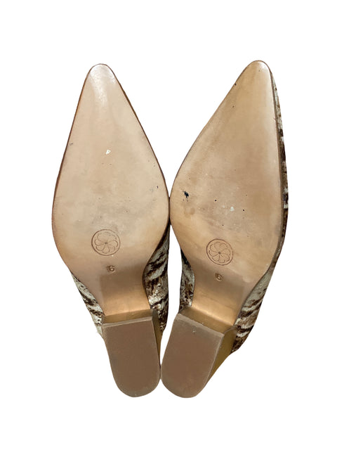 Calzado Javiera Poch Animal Print Beige-Talla 6