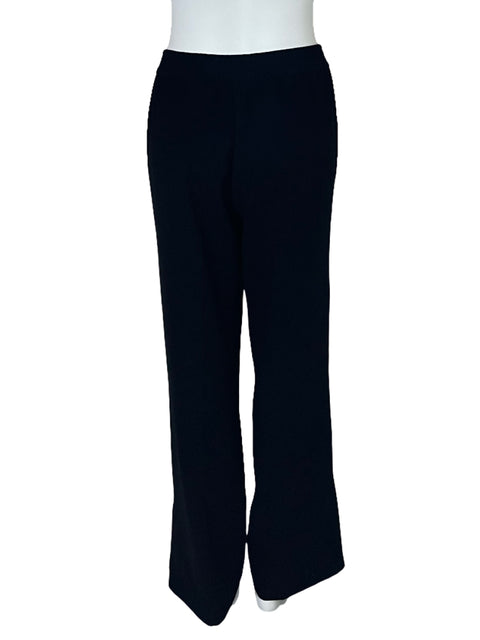 Pantalón Zara Pliegues Bolsillon Negro-Talla S