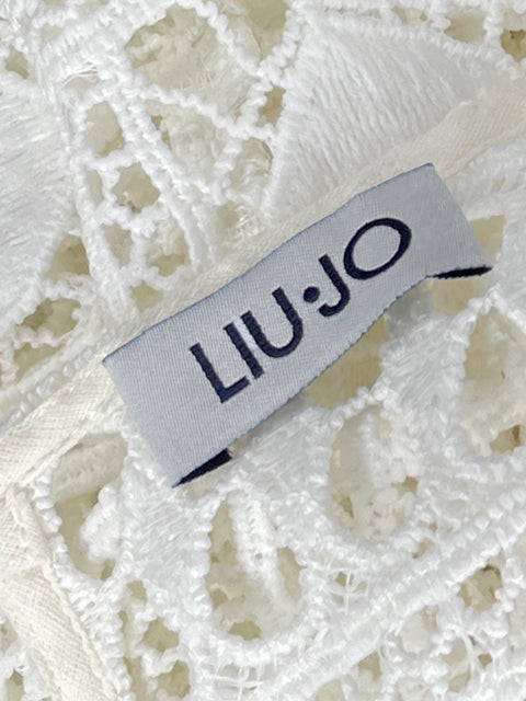 Vestido Liu Jo Encaje Blanco-Talla U