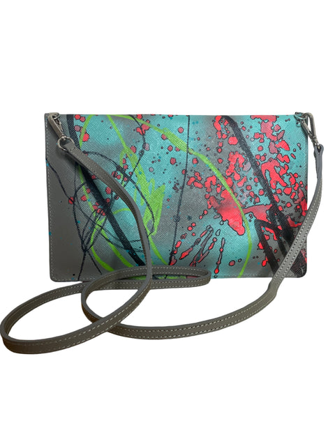 Bolso Lancaster Estampado Gris-Talla S