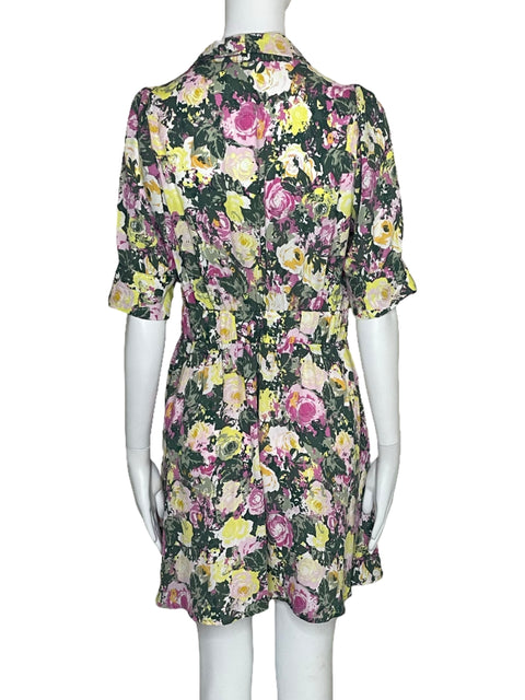 Vestido Vero Moda Estampado Floral Amarillo-Talla S