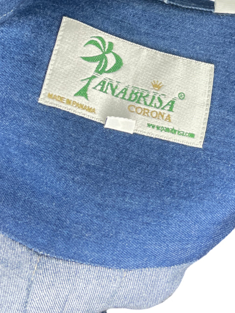 Vestido Panabrisa Mangas Corta Azul - Talla 2