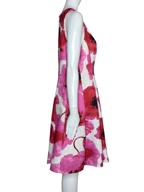Vestido Maggy London Estampado Floral Rosado-Talla 10