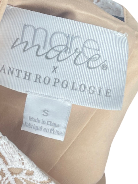 Vestido Mare Mare Anthropologie Tul Blanco - Talla S