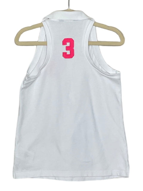 Camiseta Ralph Lauren Sin Mangas Blanco-Talla 10