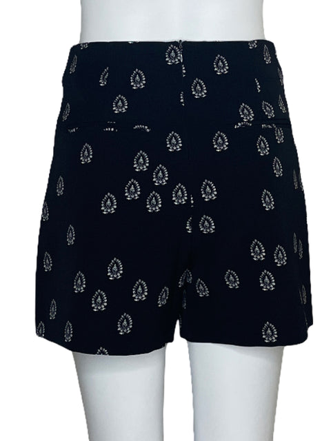 Short Zara Boton Cinturon Negro-Talla XS