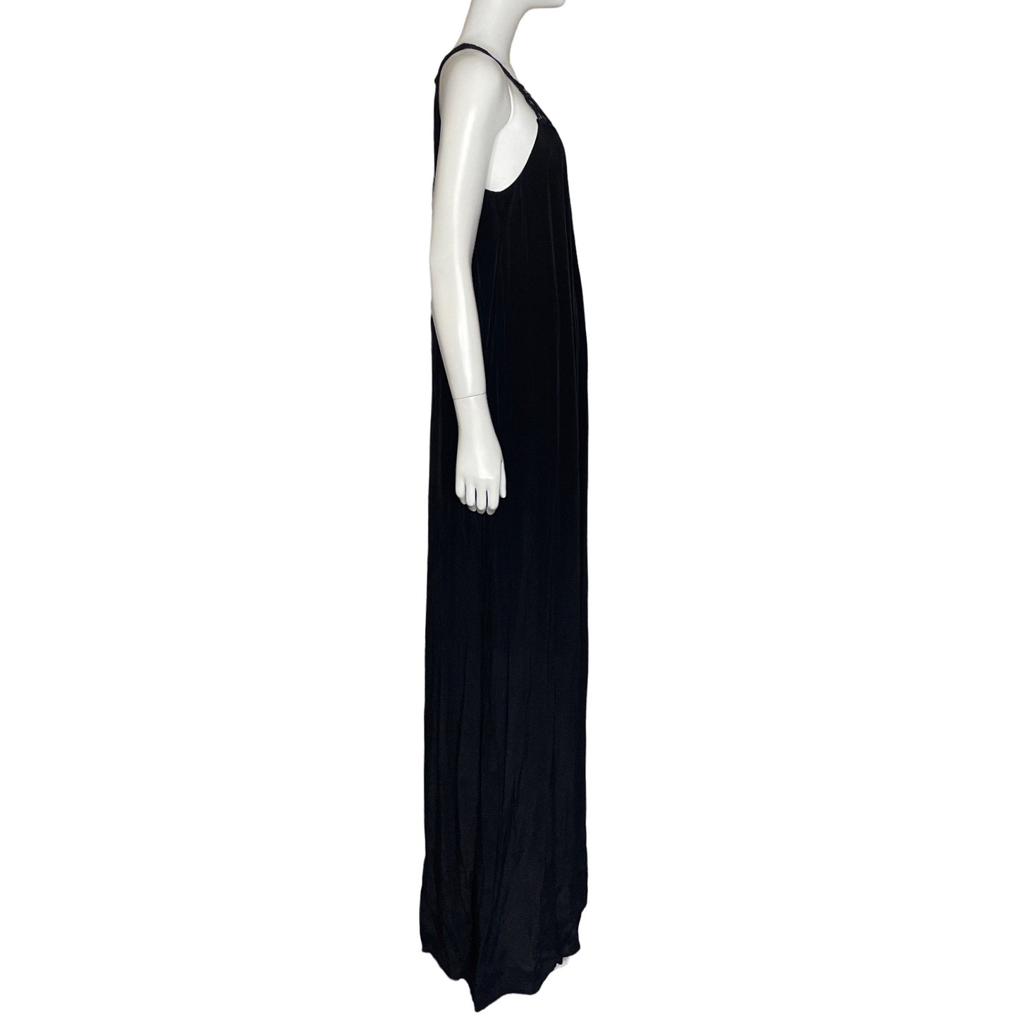 Vestido Eva.Mendes Cuello Tejido Negro-Talla 2
