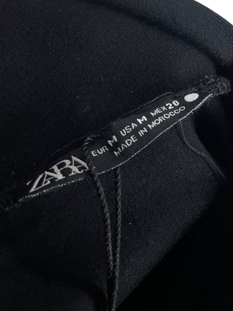Blusa Zara Mangas Larga Negro - Talla M
