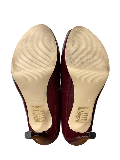 Calzado Nine West High Heel Pump Rojo Vino-Talla 7