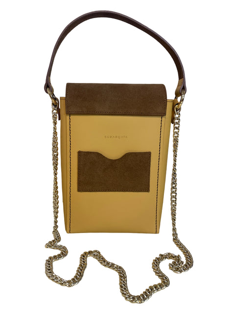 Cartera Surarquía Barcelona The Brick Amarillo-
Talla S
