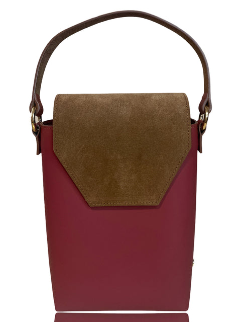 Cartera Surarquía Barcelona The Brick Rojo Vino-
Talla S