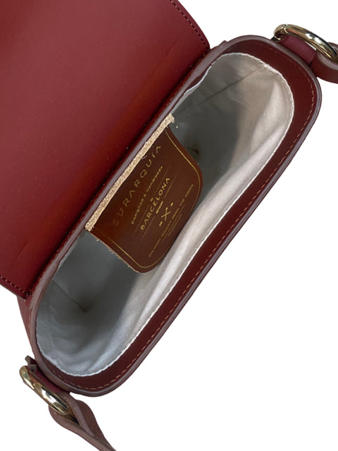 Cartera Surarquía Barcelona The Brick Rojo Vino-
Talla S