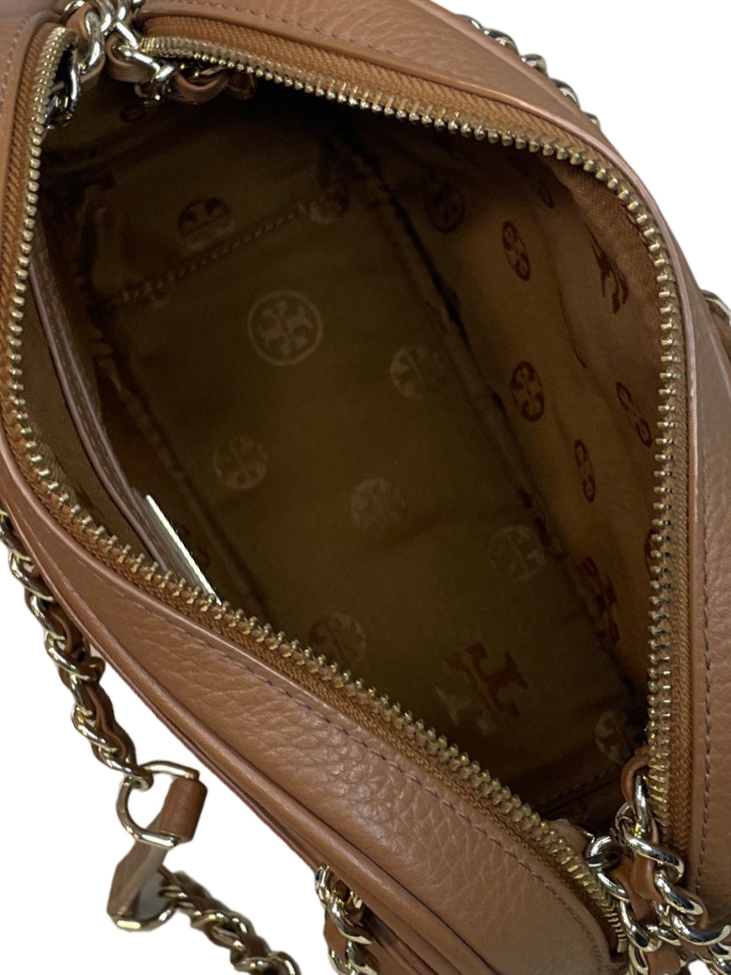 Cartera Tory Burch Convertible Shoulder Marron-Talla S