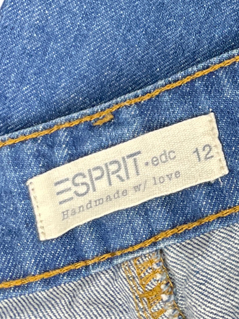 Pantalon Esprit Wide Leg Denim Azul-Talla 12