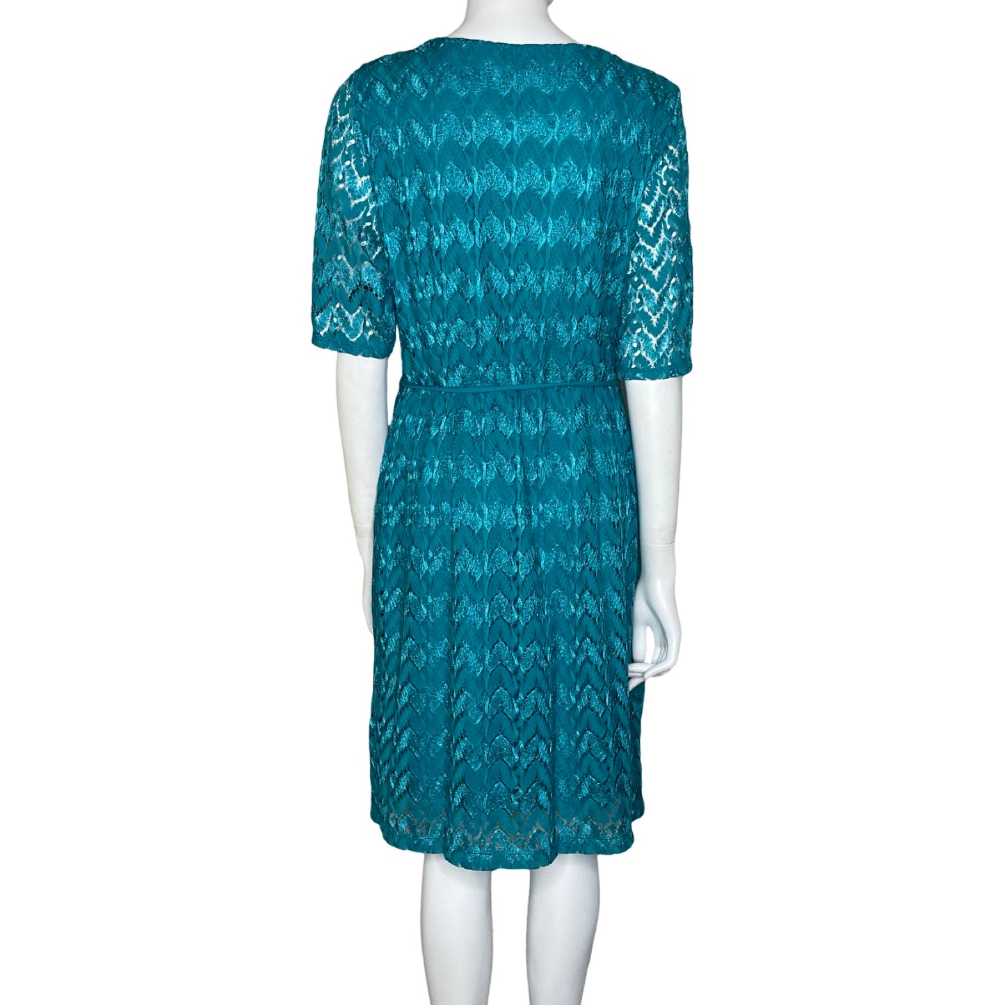 Vestido Sandra Darren Encaje Verde-Talla 16