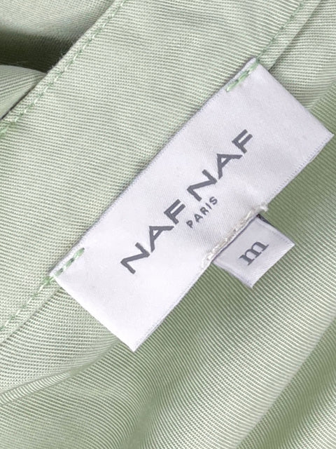 Camisa Naf Naf Oversize Verde-Talla M