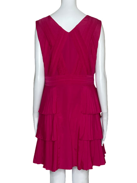 Vestido Reiss Plizado Rosado-Talla 8